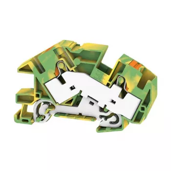 Weidmüller AITB 16 BB 2C PE borne de calha para condutor de proteção, verde/amarelo, 16 mm², ligação por parafuso, calha DIN