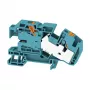 Weidmüller AITB 16 BB NDT BL borne de fusível, ligação por parafuso, 400 V, 6,3 A, azul, comprimento de desencapamento 10 mm