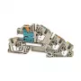 Weidmüller AITB 4 BB NDT-L-PE borne de instalação em calha, PUSH IN, 4 mm², cinzento
