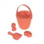 Conjunto de brinquedos de areia Lassig Water Friends rosa - 5 peças