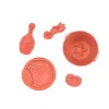 Conjunto de brinquedos de areia Lassig Water Friends rosa - 5 peças