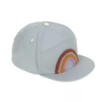 Chapéu de sol infantil Lassig Little Gang Rainbow azul-claro 1-2 anos