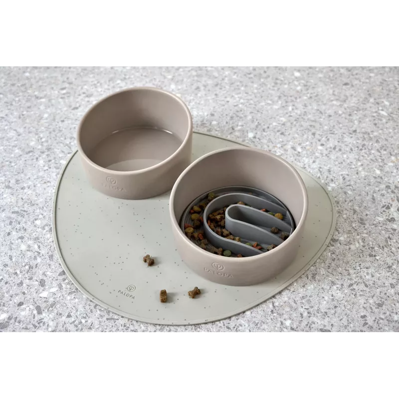 Inserção de comedouro lento em silicone para cães PALOPA Yumo antracite