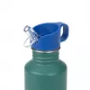 Garrafa de aço inoxidável Lassig com bico e asa 500 ml Little Gang Rainbow Green
