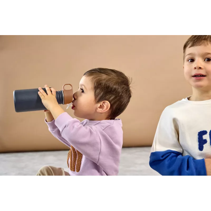 Garrafa de água Lassig Little Gang Smile 500 ml Navy