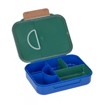Caixa bento Lassig Bento Little Gang Rainbow Green 1200 ml
