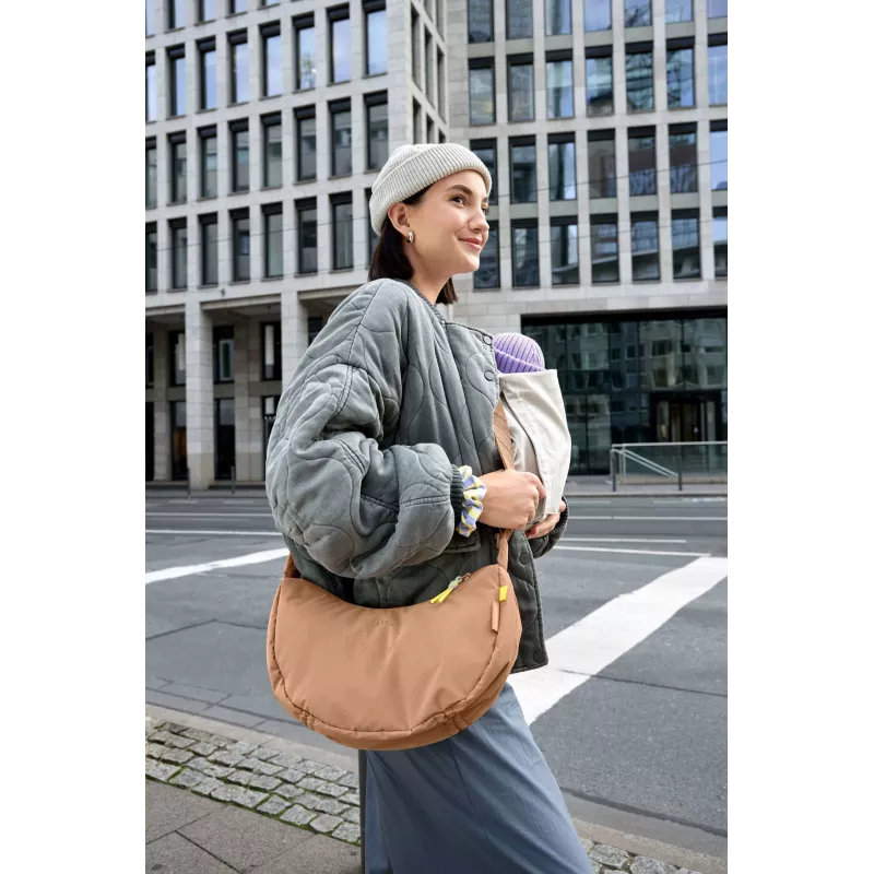 Bolsa de cintura Lassig Green Label Stretch Up Brown