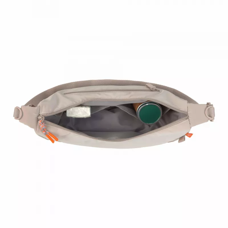 Bolsa de cintura Lassig Green Label Stretch Up Beige