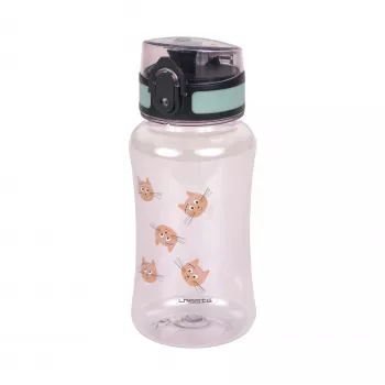 Lassig Garrafa de água Tritan Tiny Team 420 ml Gatinho