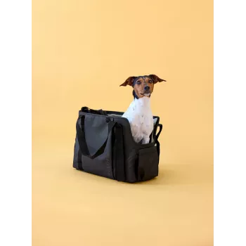 PALOPA Weda Caixa de transporte para animais de estimação para cães até 10 kg, Preto