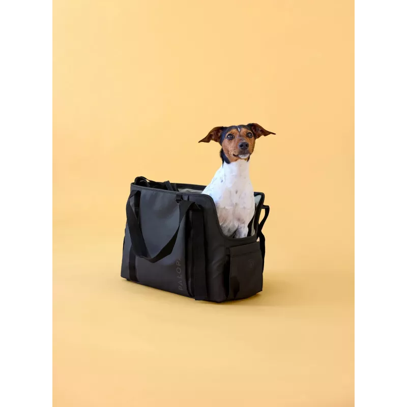 PALOPA Weda Caixa de transporte para animais de estimação para cães até 10 kg, Preto