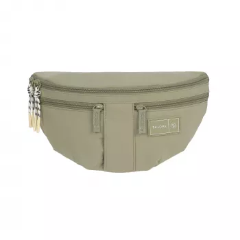 PALOPA Emma Bolsa de Petiscos para Cães Pochete Nylon Enrugado Verde-Oliva Claro