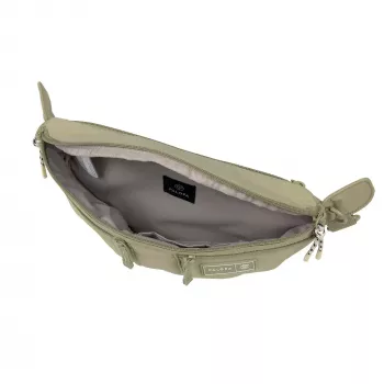 PALOPA Emma Bolsa de Petiscos para Cães Pochete Nylon Enrugado Verde-Oliva Claro