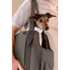 PALOPA Weda Bolsa de Transporte para Cães Enrugada Chocolate para cães até 10 kg