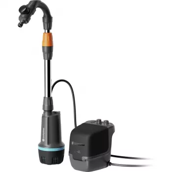 Gardena Bomba de Bateria para Depósito de Água da Chuva 2600 Comfort 18V P4A Conjunto Pronto a Usar (14604-20)