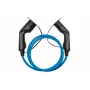 Cabo de carregamento EV kabelmeister® Modo 3, ficha Type 2 para conector fêmea, trifásico, 16 A, 11 kW, azul, 5 m