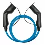 Cabo de carregamento EV KABELMEISTER Mode 3, ficha Type 2 para conector fêmea, trifásico, 16A, 11kW, azul, 7,5m