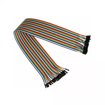 Fios jumper Kabelmeister 40 pinos, fios separáveis para Arduino, Raspberry Pi, etc., fêmea para fêmea, 20 cm