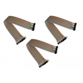 Fios jumper kabelmeister 40 pinos, fios separáveis para Arduino, Raspberry Pi, etc., macho para fêmea