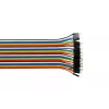 Fios jumper kabelmeister 40 pinos, fios separáveis para Arduino, Raspberry Pi, etc., macho para fêmea