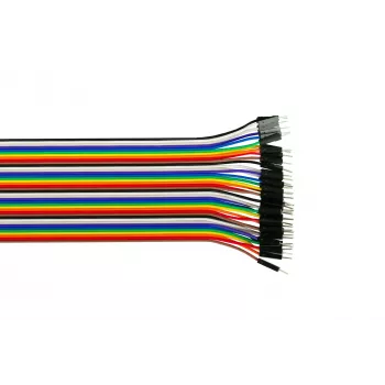 Fios jumper kabelmeister 40 pinos, fios separáveis para Arduino, Raspberry Pi, etc., macho para fêmea