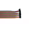 Fios jumper kabelmeister 40 pinos, fios separáveis para Arduino, Raspberry Pi, etc., macho para fêmea