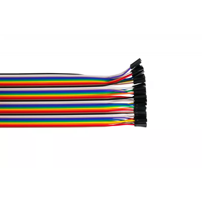 Fios jumper kabelmeister 40 pinos, fios separáveis para Arduino, Raspberry Pi, etc., macho para fêmea