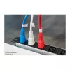 Cabo de extensão para dispositivo frio Kabelmeister C14 para C13, vermelho, 0,5 m, 3x0,75 mm²