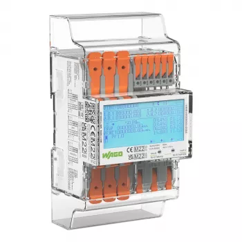 Contador de energia trifásico digital WAGO 879-3020 4PS 65 A conforme MID