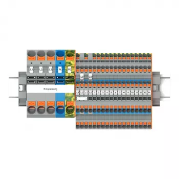 Conjunto de quadro principal WAGO 821-111 TOPJOB S FI/LS com botão de pressão
