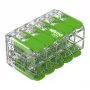 Conector WAGO 221-430 COMPACT 2 condutores, 0,2-4 mm², 15 unidades, Green Range