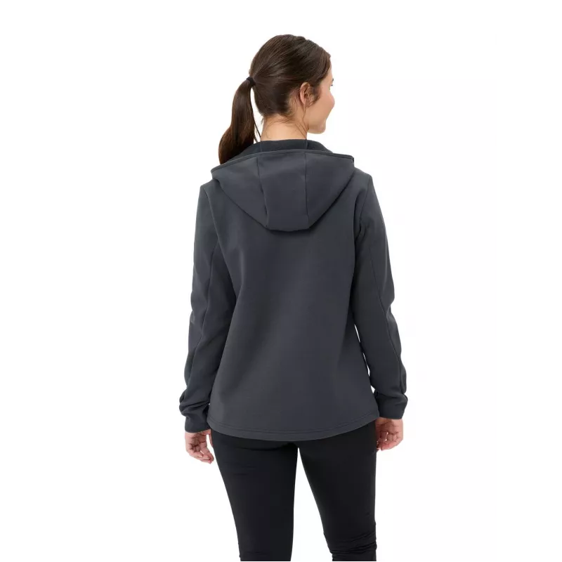 Hoody de polar Vaude Idris para mulher - Phantom Black, Tamanho S