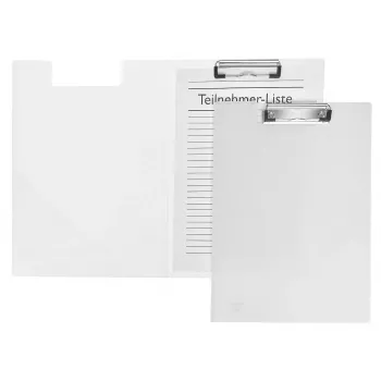 Foldersys pasta com prancheta transparente A4 PVC