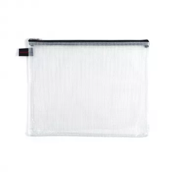 Foldersys bolsa com fecho B5 transparente