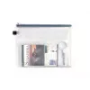 FolderSys bolsa para documentos com fecho A4 transparente