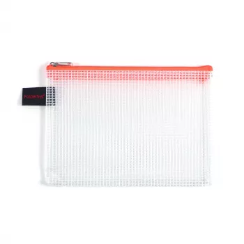 FolderSys bolsa com fecho A6 PVC transparente 0,2 mm
