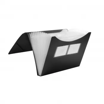 FolderSys arquivo de expansão 12 compartimentos preto