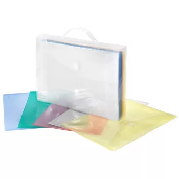FolderSys 25 capas para documentos cores sortidas lisas A4