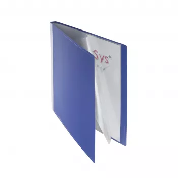 FolderSys álbum de apresentação A4 azul com 20 capas
