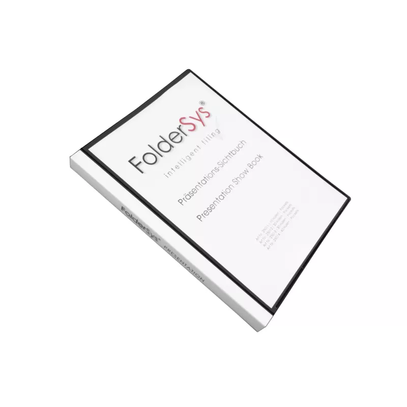Foldersys álbum de apresentação A4 preto 40 capas