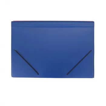 FolderSys arquivo de expansão 5 compartimentos azul