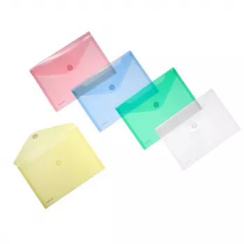 FolderSys bolsas para documentos DIN A5 horizontais sortidas 10 unidades/embalagem