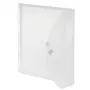 FolderSys pastas de arquivo com fole A4 transparente margem de arquivo fole 20 mm pack de 10