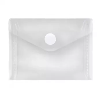 FolderSys bolsa de arquivo para documentos 40117-04 DIN A7 horizontal transparente 10 unidades/embalagem