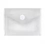 FolderSys bolsa de arquivo para documentos 40117-04 DIN A7 horizontal transparente 10 unidades/embalagem