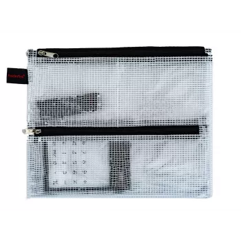 FolderSys saco com fecho A5 transparente pack de 10
