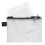 FolderSys A6 bolsa com fecho de correr transparente PVC