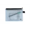 FolderSys A6 bolsa com fecho de correr transparente PVC
