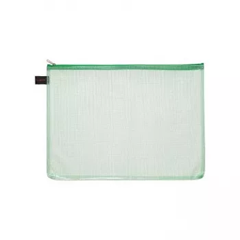 Foldersys 10 bolsas com fecho A4 transparentes