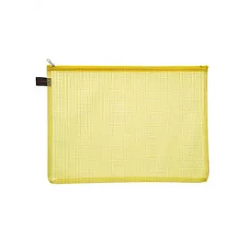 FolderSys 10 bolsas de documentos com fecho A4 transparentes